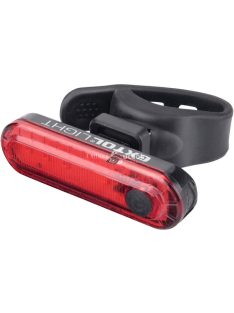   EXTOL LIGHT LED lámpa, biciklis, hátsó piros LED; 30 Lm, ABS ház, USB újratölthető beépített Li-polimer akku, 220 mAh