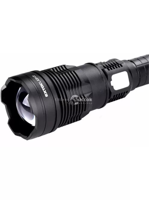 EXTOL LIGHT LED lámpa, 60 W COB LED; 8000 Lm, ALU ház, zoom, USB újratölthető Li-ion akkus, 5000 mAh, Power Bank funkció