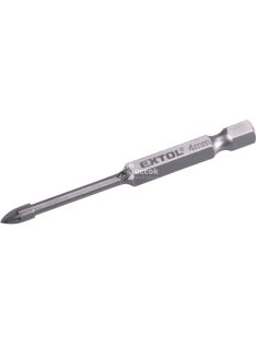   EXTOL PREMIUM fúró üvegre, kerámiára és csempére, keményfém lapkás; 4×70mm, 1/4 hatszög befogás