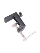 EXTOL LIGHT nagyító LED lámpa, asztali, Fekete, 7 W COB, 2400 Lm, 5× nagyítás; mechanikusan állítható rögzítés, USB töltőkábel