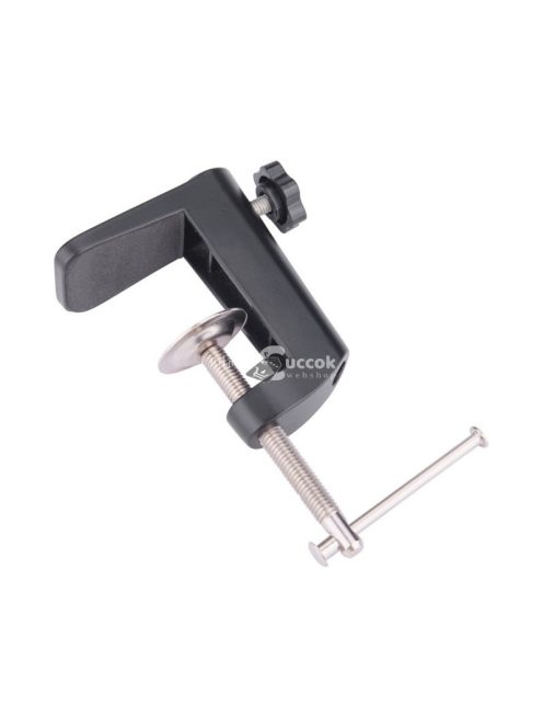 EXTOL LIGHT nagyító LED lámpa, asztali, Fekete, 7 W COB, 2400 Lm, 5× nagyítás; mechanikusan állítható rögzítés, USB töltőkábel