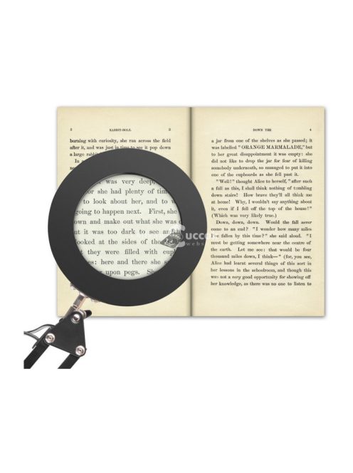 EXTOL LIGHT nagyító LED lámpa, asztali, Fekete, 7 W COB, 2400 Lm, 5× nagyítás; mechanikusan állítható rögzítés, USB töltőkábel