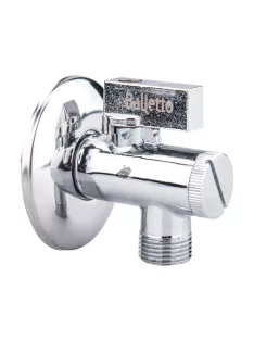 BALLETTO sarokszelep szűrőbetéttel, 1/2 - 1/2