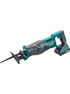   EXTOL INDUSTRIAL akkus szablyafűrészgép, Share20V, Li-ion, 1db akku, 1db töltő, 2000 mAh, 0-3000 ford/perc