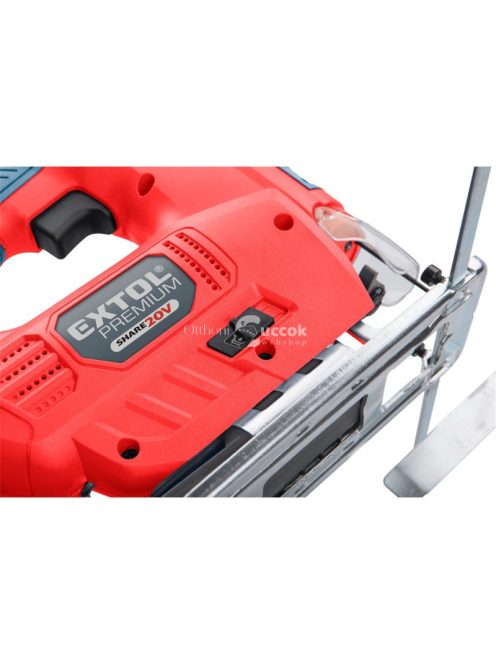 EXTOL PRMIUM akkus dekopírfűrészgép, Share20V, 20V, Li-ion, 1db akku, 1db töltő, 2000 mAh