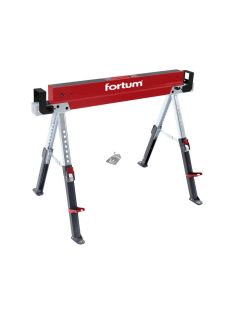   FORTUM asztalosbak/fűrészbak állítható, összecsukható; 615 - 820 mm, max. terhelés: 590 kg, saját tömeg: 13 kg