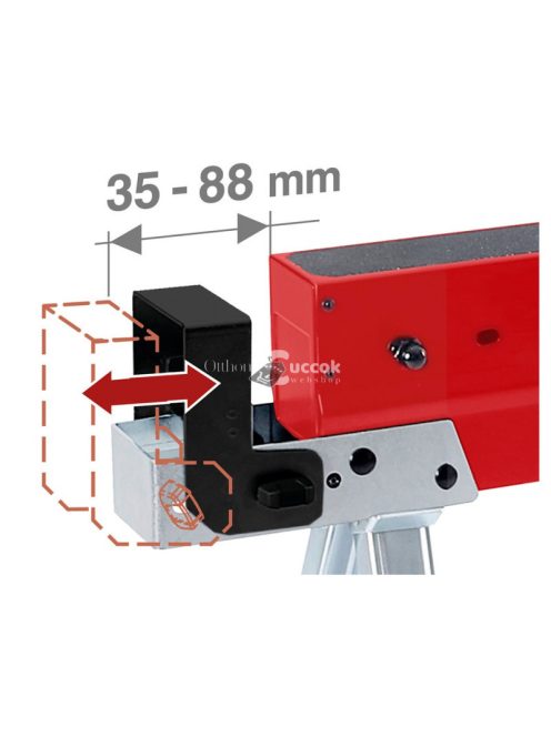 FORTUM asztalosbak/fűrészbak állítható, összecsukható; 615 - 820 mm, max. terhelés: 590 kg, saját tömeg: 13 kg
