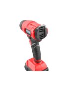 EXTOL PRMIUM akkus hőlégfúvó gép, Share20V, 20V, Li-ion, 1db akku, 1db töltő, 2000 mAh