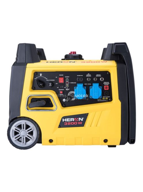 HERON Heron, benzinmotoros áramfejlesztő, kézi indítás, 3,0 kVA, 230V, 1 fázisú, inverteres