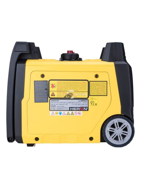 HERON Heron, benzinmotoros áramfejlesztő, kézi indítás, 3,0 kVA, 230V, 1 fázisú, inverteres