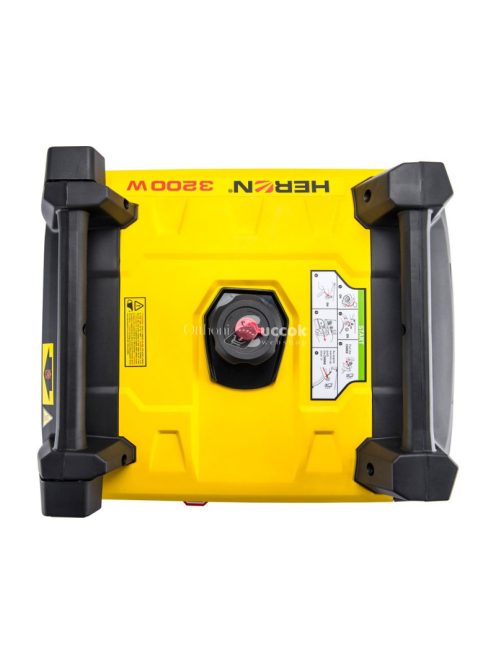 HERON Heron, benzinmotoros áramfejlesztő, kézi indítás, 3,0 kVA, 230V, 1 fázisú, inverteres