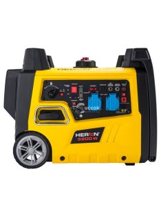   HERON Heron, benzinmotoros áramfejlesztő, táv- és önidítóval 3,0 kVA, 230V, 1 fázisú, inverteres