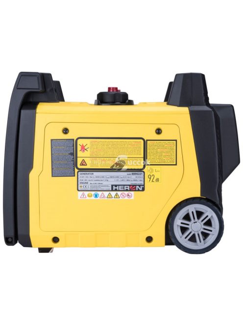 HERON Heron, benzinmotoros áramfejlesztő, táv- és önidítóval 3,0 kVA, 230V, 1 fázisú, inverteres