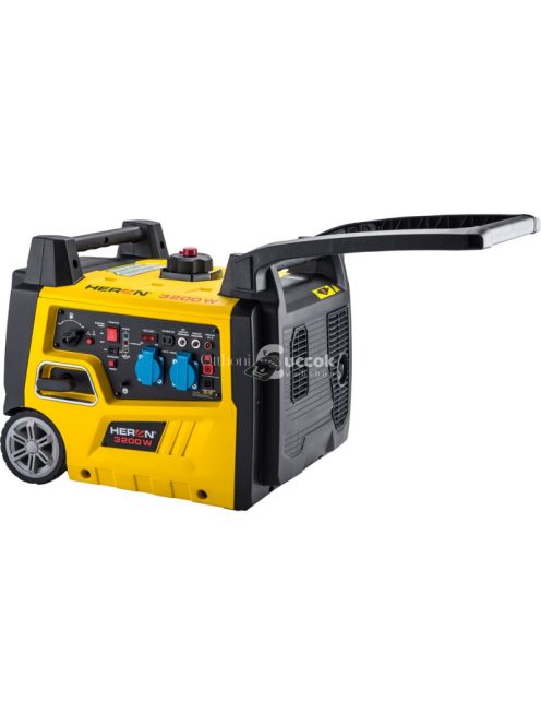 HERON Heron, benzinmotoros áramfejlesztő, táv- és önidítóval 3,0 kVA, 230V, 1 fázisú, inverteres