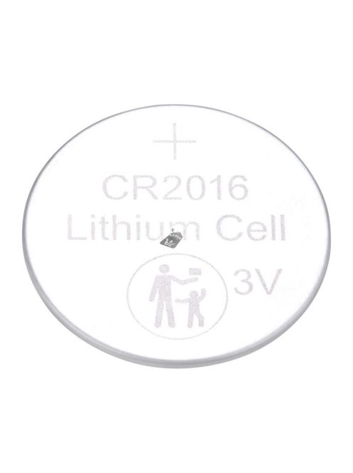 EXTOL ENERGY gombelem klt. 5 db, Lítium, 3V, méret: (CR2016); hosszú étettartam, bliszteren