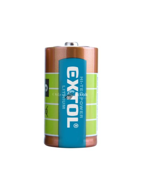 EXTOL ENERGY elem 1 db, Li-ion, 3V, méret: CR123A; 1600mAh, bliszteren