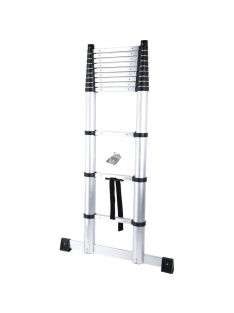   EXTOL PREMIUM teleszkópos létra, max./min magasság 3,8m/0,96m, ALU