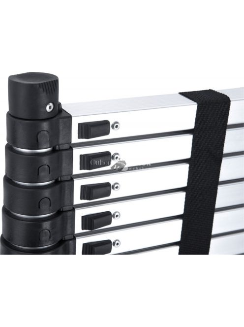 EXTOL PREMIUM teleszkópos létra, max./min magasság 3,8m/0,96m, ALU