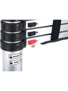 EXTOL PREMIUM teleszkópos létra, max./min magasság 3,8m/0,96m, ALU