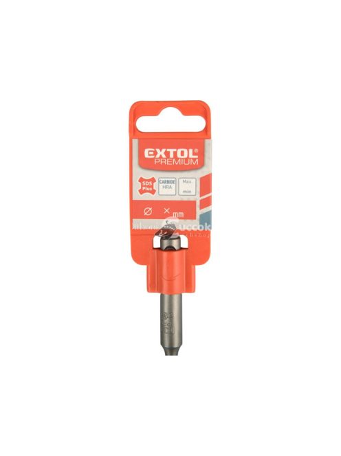 EXTOL PREMIUM betonfúró, keresztfejű (4 élű), SDS PLUS; 10×210mm