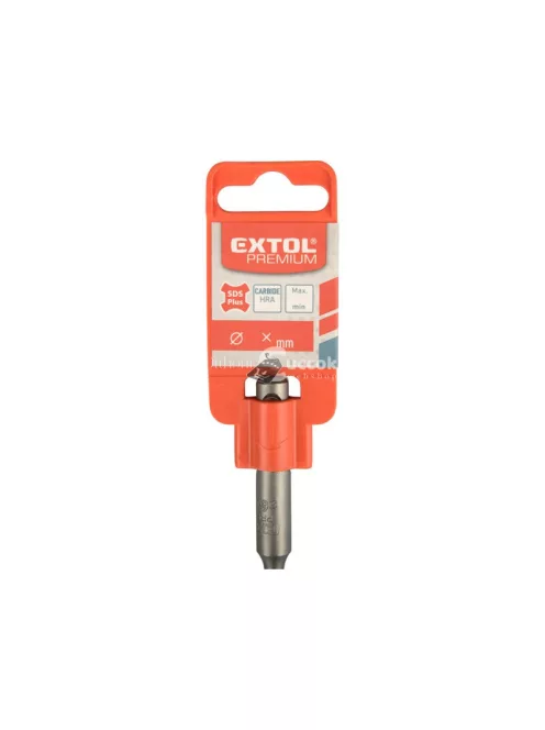 EXTOL PREMIUM betonfúró, keresztfejű (4 élű), SDS PLUS; 12×460mm