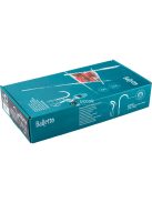 BALLETTO mosogató csaptelep hajlékony szilikon kifolyó csővel, 35mm, fekete