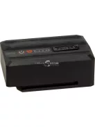 EXTOL PREMIUM automatikus lézeres vízszintező, ZÖLD, 1H4V6D (1 horizontális+ 4 vertikális+ 6 pont) pontosság:0,3 mm/1m