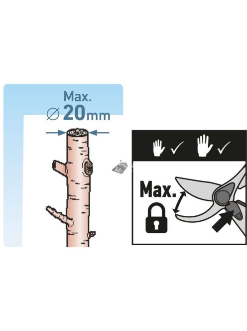 EXTOL PREMIUM metszőolló; 215mm, mellévágó, max. 20mm átvágás, SK5 acél penge, műanyag fogantyú