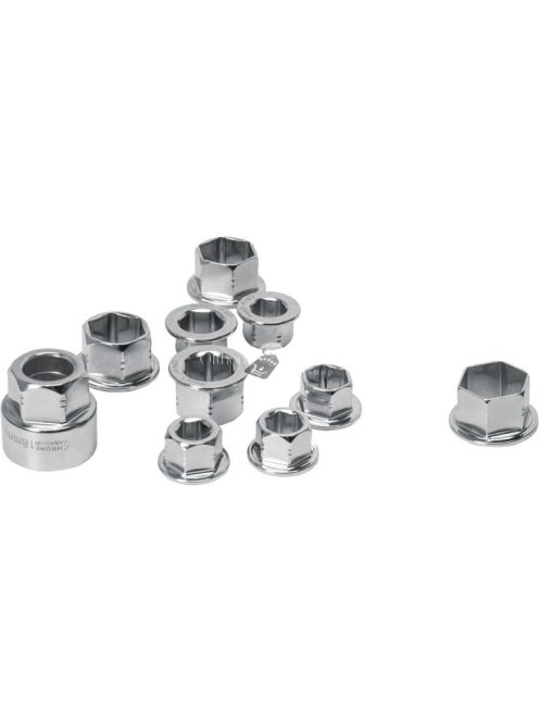 EXTOL PREMIUM racsnis csillag kulcs klt. 11db; cserélhető betétekkel: 8-19mm CrV. 72 foggal, 2 irányú forgás