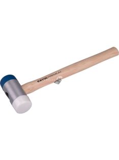   EXTOL PREMIUM gumikalapács (illesztő kalapács) fa nyéllel, cserélhető gumi fejek; 40 mm, 32 cm