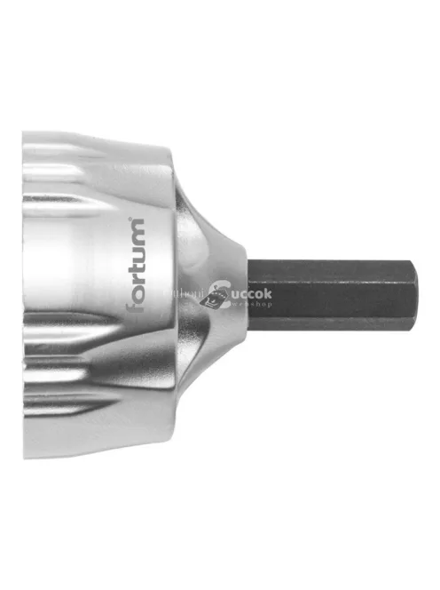 FORTUM sorjátlanító BIT (sorjázó adapter), 13-36 mm, fúrógépbe fogható, 9 mm