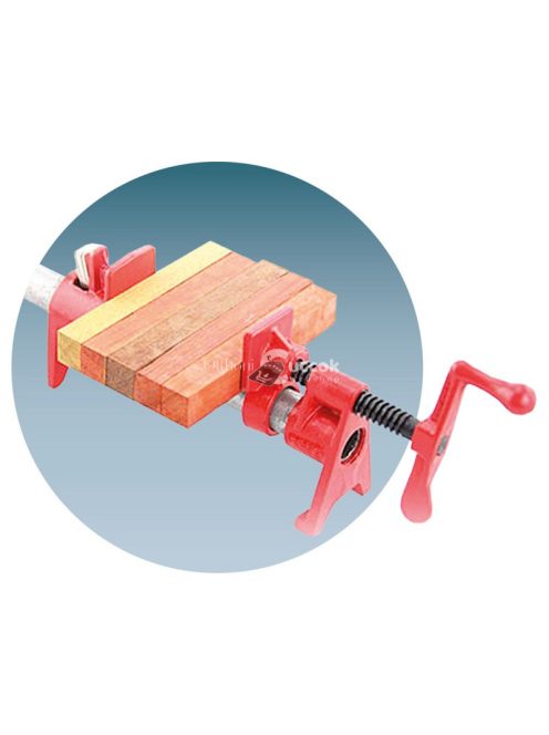 EXTOL PREMIUM csőtengelyes szorító (táblásító / csavaros asztalos csőszorító) , 1/2', acél