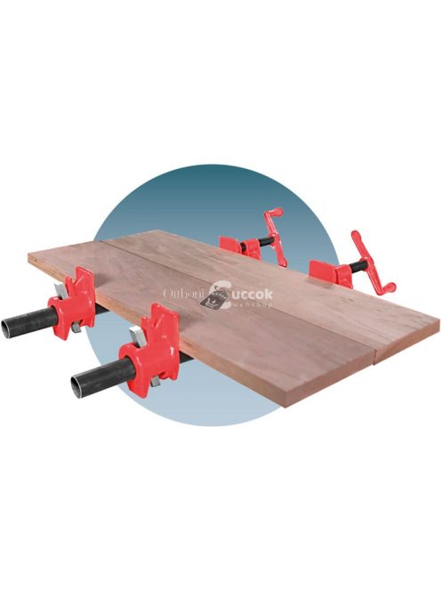 EXTOL PREMIUM csőtengelyes szorító (táblásító / csavaros asztalos csőszorító) , 1/2', acél