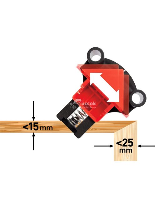 EXTOL PREMIUM derékszög szorító csipesz klt. 4 db