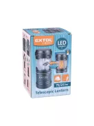 EXTOL LIGHT LED teleszkópos lámpa, 75 Lumen, láng hatású fény, elem nélkül