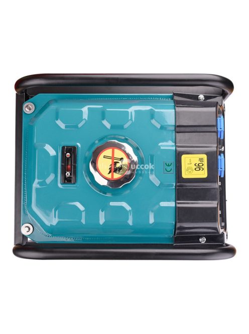 HERON benzin-gázmotoros áramfejlesztő, 3,7 kVA, 230V, 1 fázisú, inverteres