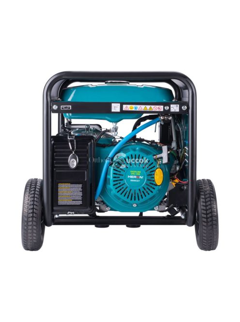 HERON benzin-gázmotoros áramfejlesztő, 8000 VA, távírányítható, 400/230 V