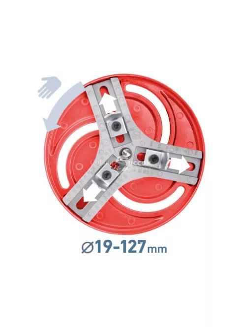 EXTOL PREMIUM körkivágó gipszkartonhoz, állítható 19 -127 mm, HSS