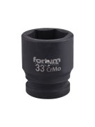 FORTUM gépi (impakt) dugófej 3/4'', 33mm, L 57 mm, feketített, FORTUM