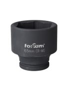 FORTUM gépi (impakt) dugófej 3/4', 65mm, L 80 mm, feketített, FORTUM