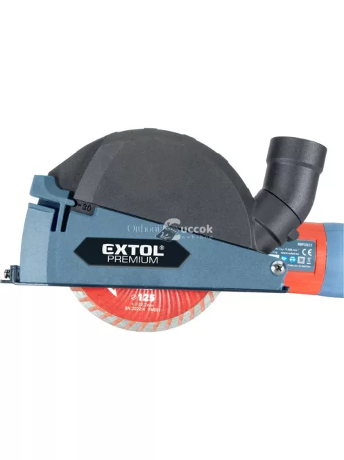 EXTOL PREMIUM porelszívó adapter (feltét) sarokcsiszolóhoz, vágáshoz