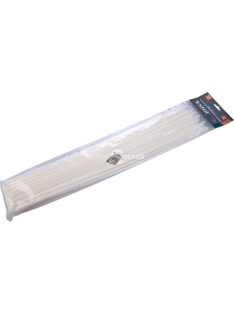   EXTOL PREMIUM kábelkötegelő 7,6×540mm 50db, fehér nylon; UV-, sav- és lúgálló