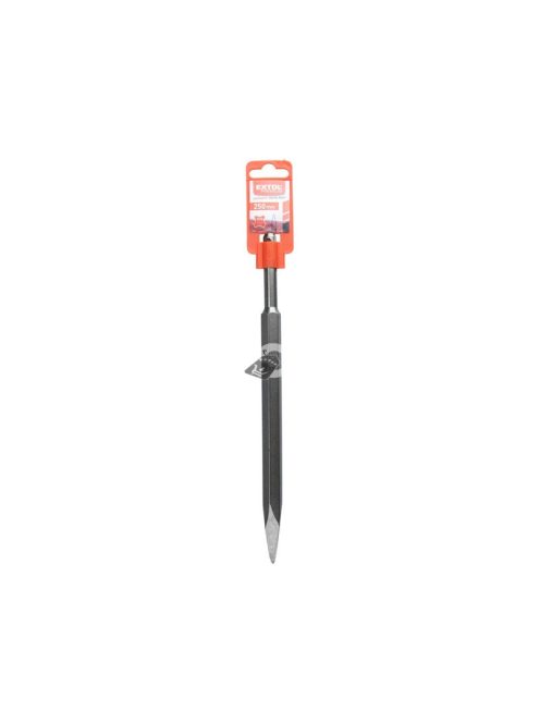 EXTOL PREMIUM betonvéső hegyes, akasztóval, SDS PLUS; 250mm