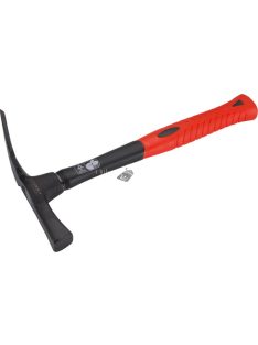   EXTOL PREMIUM kőműves kalapács, berlini; 600g, szeghúzós üvegszálas nyéllel, TÜV/GS