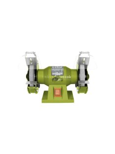   EXTOL CRAFT kettős köszörűgép 150W,száraz,125×12,7×16mm; 2950 ford/perc, P36, P80, 6kg
