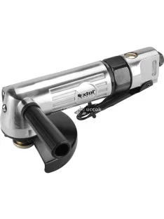   EXTOL PRMIUM pneumatikus sarokcsiszológép, 125 mm (22,2mm ill. M10) , 10.000 1/min, 170l/min, 6,3 Bar, 1/4' tömlőcsatlakozó, 1,8