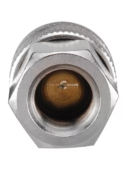 EXTOL PREMIUM gyorscsatlakozó-hüvely, belső menettel, 3/8', nikkelezett réz, bliszteren