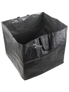   EXTOL CRAFT kerti levélgyűjtő/tároló zsák, négyzet alakú, 60×60×55cm, 200L, sötétzöld, 2 fogantyú, PE (polietilén)