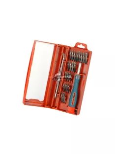   EXTOL PREMIUM órás csavarhúzó klt. 22 db C.V. bitekkel; lapos 1,5-3mm, PH000-PH1, PZ0-PZ1, imbusz: 1,5-3mm, torx: T6-20