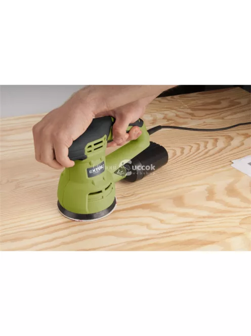 EXTOL CRAFT rotációs (excentrikus) csiszológép 430W; átmérő:125mm, ford.:5000-13000